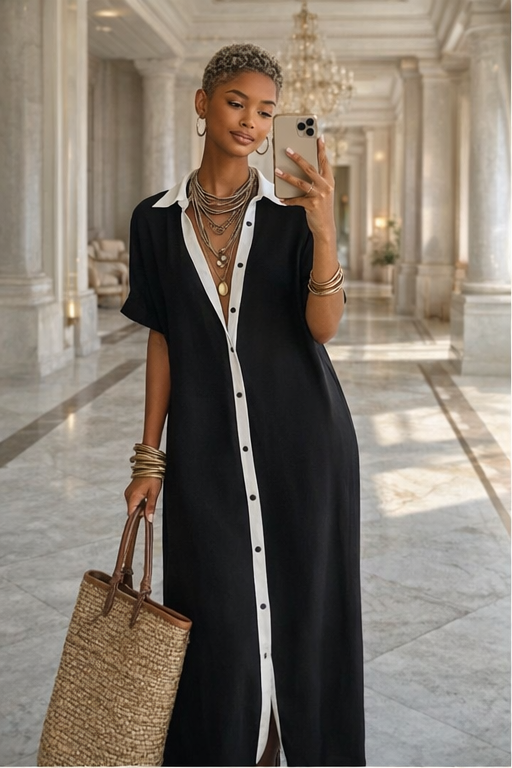 Elegantes Minimal Kleid 🤍