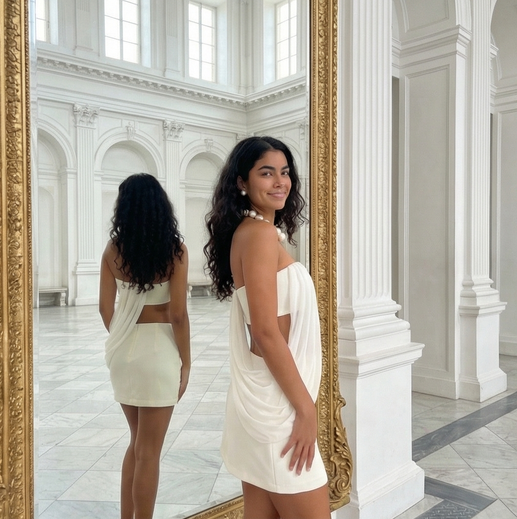 Nur heute 70 % Rabatt – Lumeya Minikleid 🤍