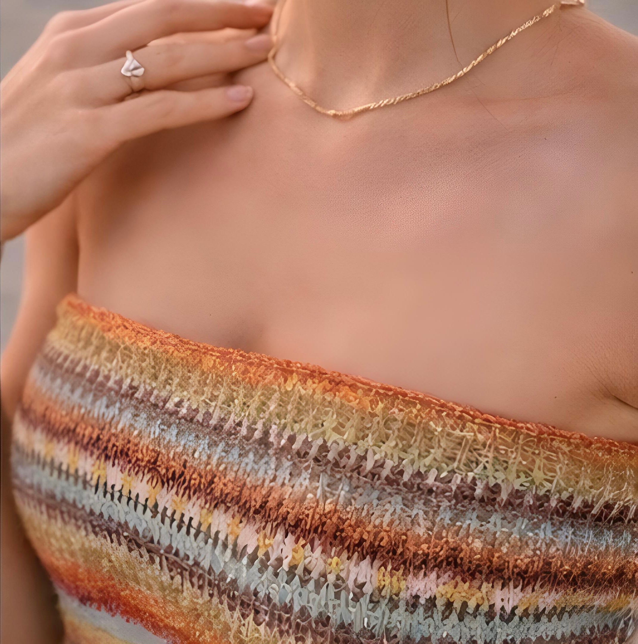 Boho Summer Knit Top 💕