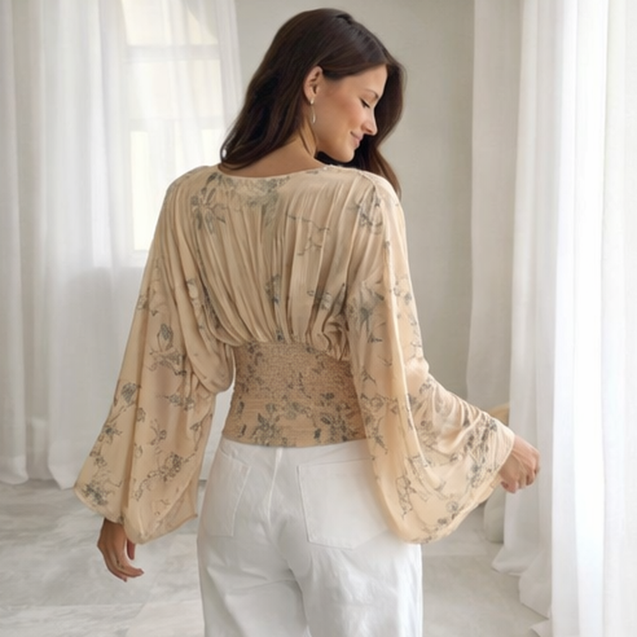 Elegantes Blumen Top 🤍