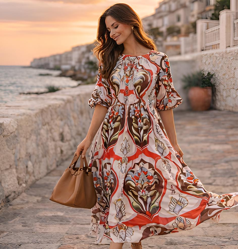 Elegantes Boho Maxi Kleid 💕