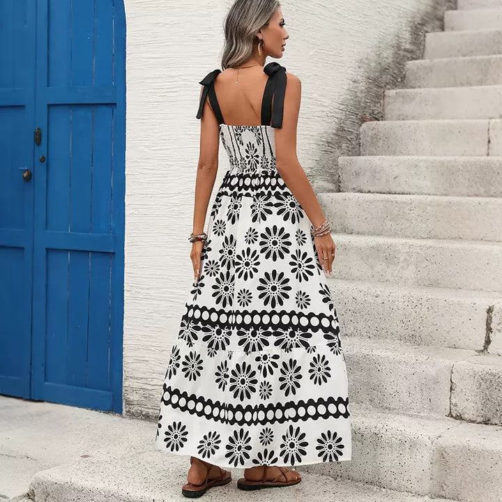 Santorini Bloom Maxikleid ✨